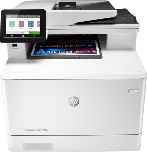 HP LaserJet Pro M479fdw Wireless Colour All-In-One Laser Printer - White