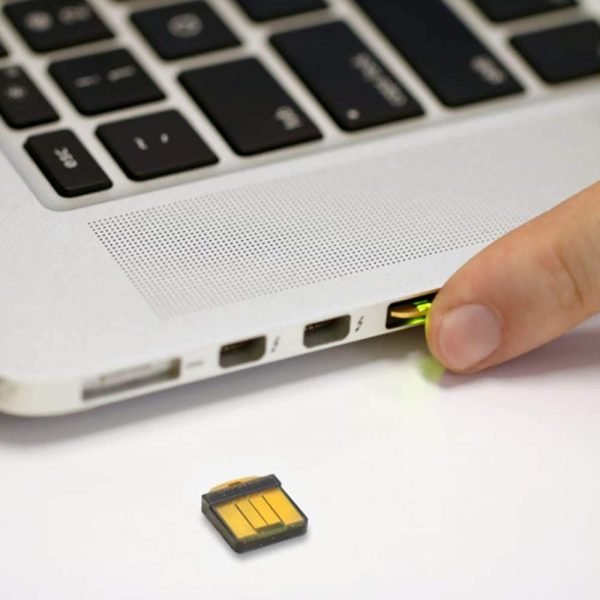 YubiKey 5 Nano - Two Factor Authentication USB Security Key, Fits USB-A Ports - Protect Your Online Accounts with More Than a Password, FIDO Certified USB Password Key, Extra Compact Size