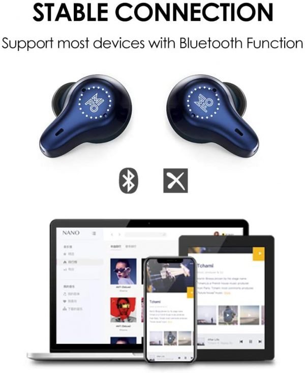 Mifo O7 Dynamic [2022 Navy] Smart Touch True Wireless Bluetooth 5.0 Earbuds - Free Lagos Shipping