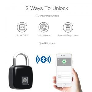 Anytek P30+ Bluetooth Fingerprint Padlock