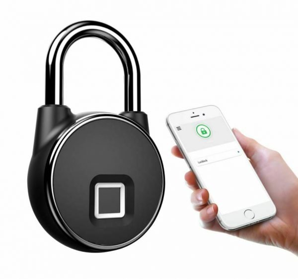 Anytek P22+ Bluetooth Fingerprint Padlock Two Ways Unlock