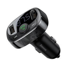 Baseus T typed S-09A Bluetooth MP3 car charger(Standard edition)Black