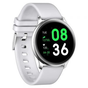Kingwear KW19PRO Bluetooth Sport Smart Watch with Blood Pressure and Spo2 features-White