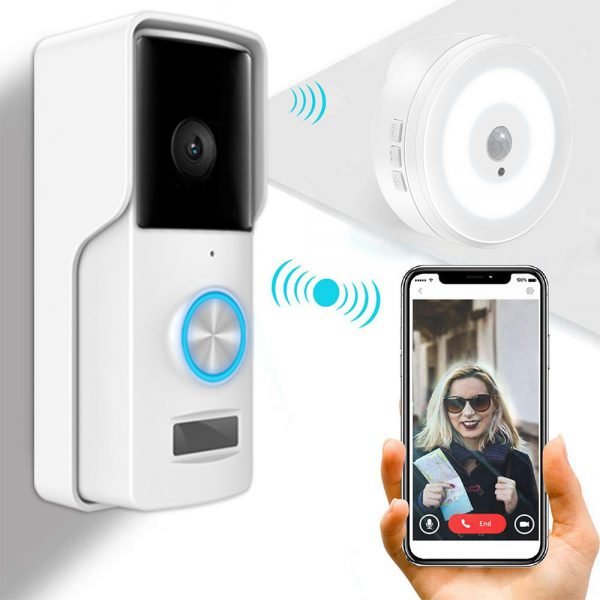 2021 Battery Powered Doorbell with Night Light Chimei