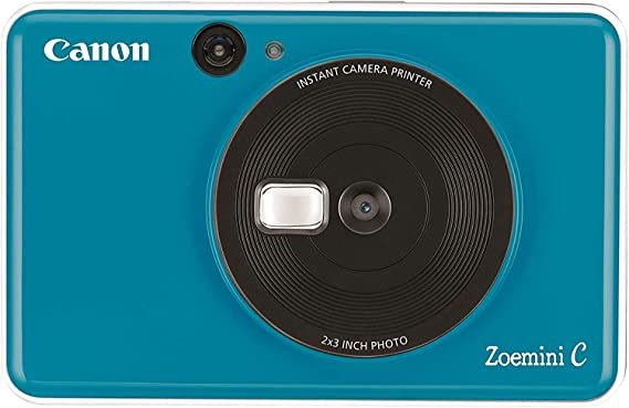 Canon Zoe Mini C Camera Photo Printer - Seaside Blue