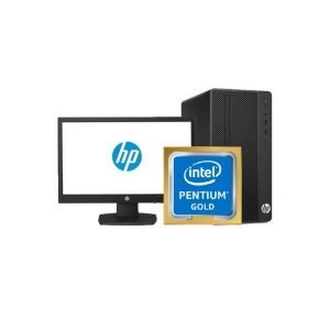 HP 290 G3 Desktop Intel Pentium Dual Core 4GB/500HDD 18.5 Monitor FREEDOS