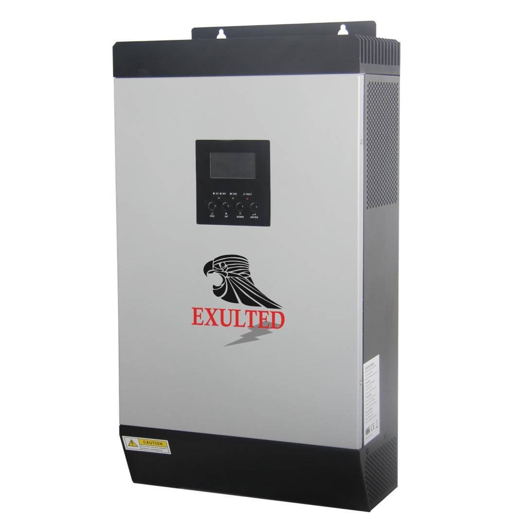 Exulted 3kva 24v Hybrid Inverter In Built Mppt Controller 