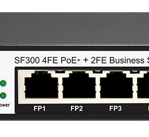 COMMANDO SF300-4P+2FE PoE+, 2FE Uplinks, Unmanaged Switch