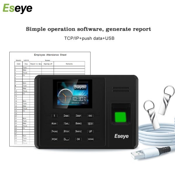 EY-360 Biometric Fingerprint Terminal Machine Time Attendance