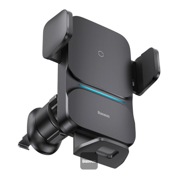 Baseus Wisdom Auto Alignment Car Mount Wireless Charger QI 15W Air Outlet base Black
