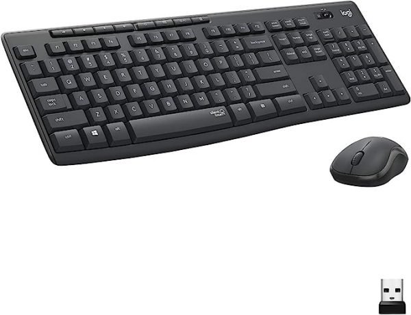 Logitech MK295 Wireless Mouse & Keyboard Combo with SilentTouch Technology