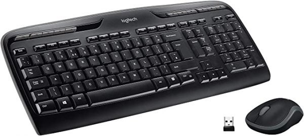 Logitech MK330 Wireless Keyboard and Mouse Combo for Window