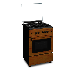Maxi 60*60 (3+1) Burner Gas Cooker IGL Wood MAXI606031IGLWOOD