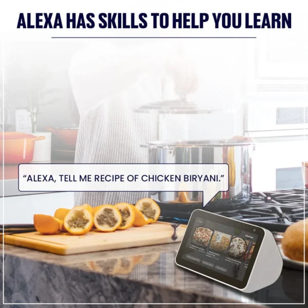 Echo Show 5 (2nd Gen 2021 release) Smart display with Alexa White color