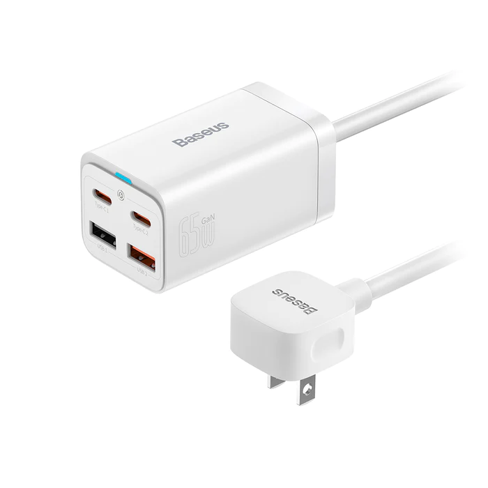 Baseus GaN3 Pro Desktop Power strip 2AC+2U+2C 65W US Black1m