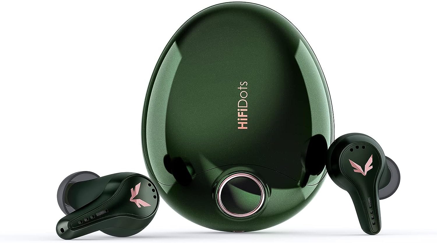 mifo FiiTii HiFiDots Wireless Earbuds Active Noise Cancelling, QC 3071 aptX Lossless Sound Bluetooth Earbuds with APP for Custom EQ, Bluetooth 5.3 Earphones Wireless, IPX7 Waterproof Small Earbuds