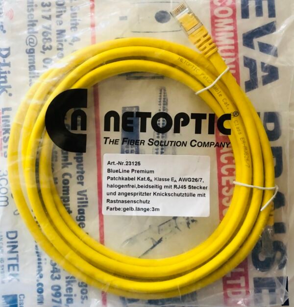NETOPTIC Cat6 3m Yellow Patch Cord