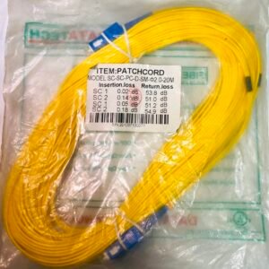 DATATECH 20m SC-SC Single Mode Fiber Patch Cord