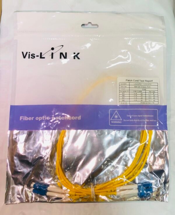 VIS-LINK 1m LC-LC Single Mode Fiber Patch Cord