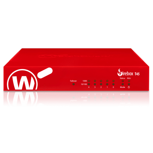 WatchGuard Firebox T45 with 1-yr Basic Security Suite