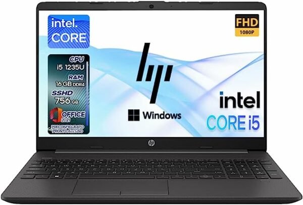 HP 250 G9 Intel Corei5-1235U 4GB/512SSD Freedos (6Q822ES)