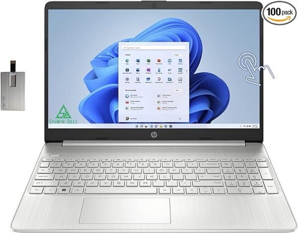 HP 15-dw Laptop Intel Core i3-1115G4 8GB 256GB SSD 15.6