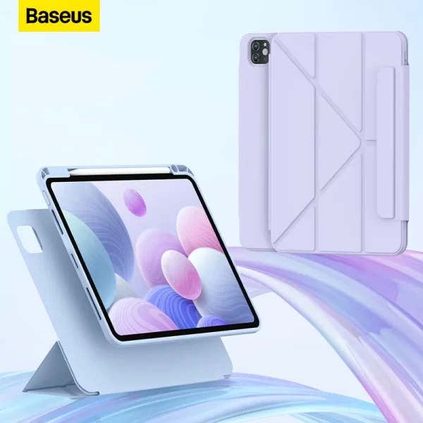 roCase Smart Cover, ultra-slim and lightweight, is compatible with Apple iPad Pro 11" 2022 4th Generation