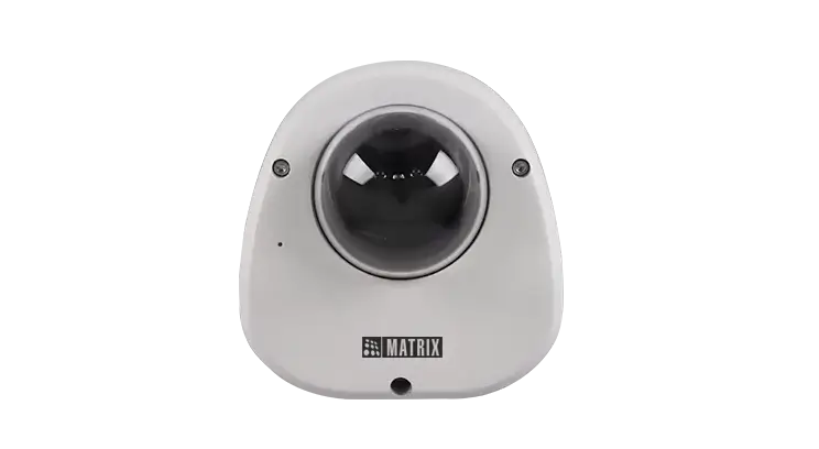 Matrix Comsec 5MP IR Ruggedized IP Camera (2.8mm Lens) with Audio Support