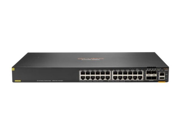 The Aruba CX 6300 Switch Series delivers unparalleled visibility with built-in analytics for real-time monitoring