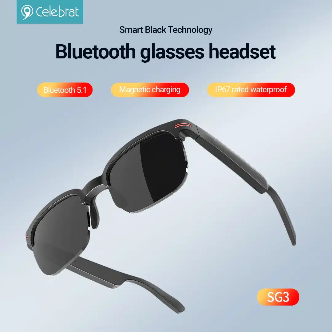 Celebrat Smart Wireless Audio Eyeglasses For Calling And Listening (3M)