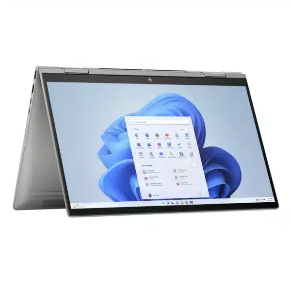 HP ENVY x360 15-FE1057NR 2-in-1 Intel Core Ultra 7 155U 12-Core 1.7 to 4.8 GHz 512GB PCIe M.2 SSD 16GB LPDDR5 RAM 15.6" 1920 x 1080 IPS Touchscreen 5MP IR Webcam, Dual Mics, and Speakers Win 11 9R1M2UA#ABA