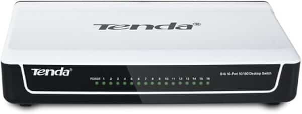 Tenda 16-Port 10/100M Fast Ethernet Desktop Switch S16
