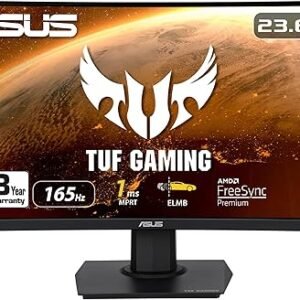 Asus TUF VG24VQE 24 inch Full HD 165Hz 1ms Curved Gaming Monitor