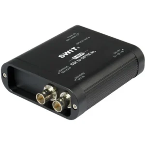 Portable HDMI to 3G/HD/SD-SDI Converter 1 HDMI input, 2 SDI output, 1 analog audio input Embed HDMI audio into SDI output Embed Analog audio into SDI output Power/input/output status indicator Pole-tap 6-18V DC power input Heavy duty aluminium housing Bottom screw threads for installing