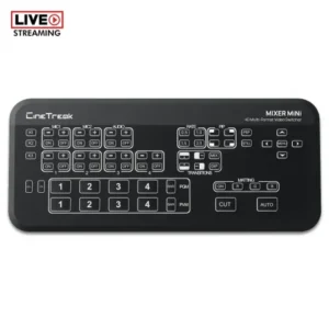 Cinetreak Mixer Mini Multi-Format Video Mixer Switcher 4 HDMI Inputs USB 3.0 with PIP Chroma key Live Streaming Video Switcher