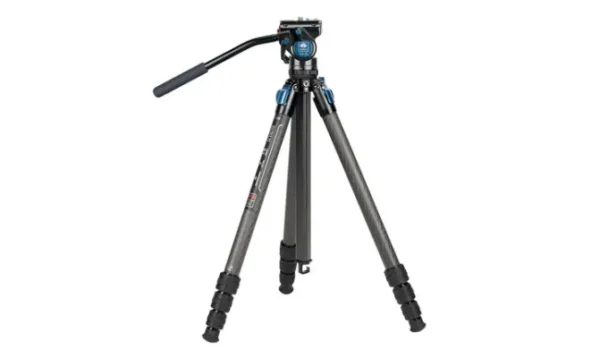 Sirui ST-125 5-Section Carbon Fiber Tripod & VA-5 Ultra-Compact Video Head Kit