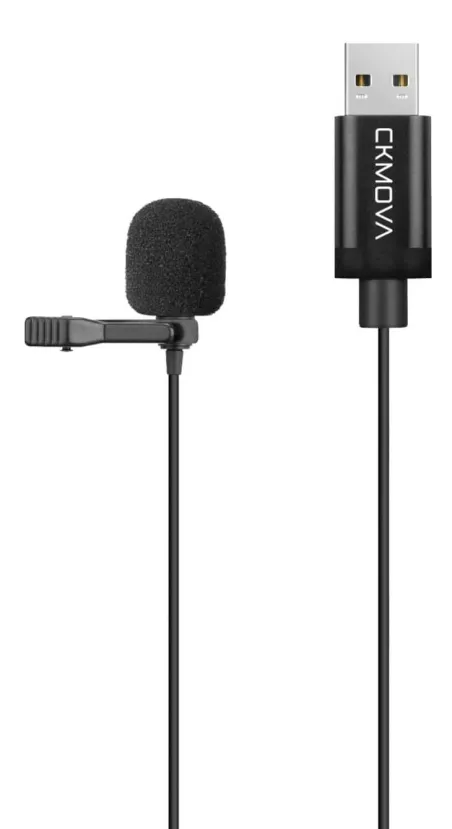 CKMOVA LUM4 USB Lavalier Microphone for Windows and Mac Computers