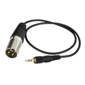 Ckmova AC-TLX Locking 3.5mm TRS Male to 3-pin XLR Male cable, Cable length 48cm