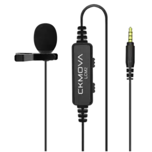 Ckmova LCM2 Lavalier Microphone for DSLR smartphone audio recorder PC and etc