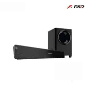 F&D SOUND BAR WITH 8”SUB WOOFER 14000W PMPO REMOTE-T388X