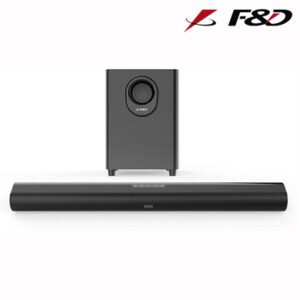 F&D SOUND BAR WITH 8”SUB WOOFER 80W PMPO REMOTE-HT330 X