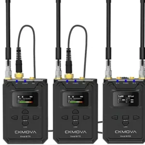 CKMOVA UHF DUAL-CHANNEL WIRELESS MIC SYS VOCAL MV2