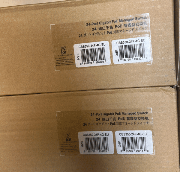 Cisco Business CBS350 Managed 24-port GE PoE 4x1G SFP