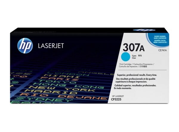 HP 307A Cyan Original LaserJet Toner Cartridge