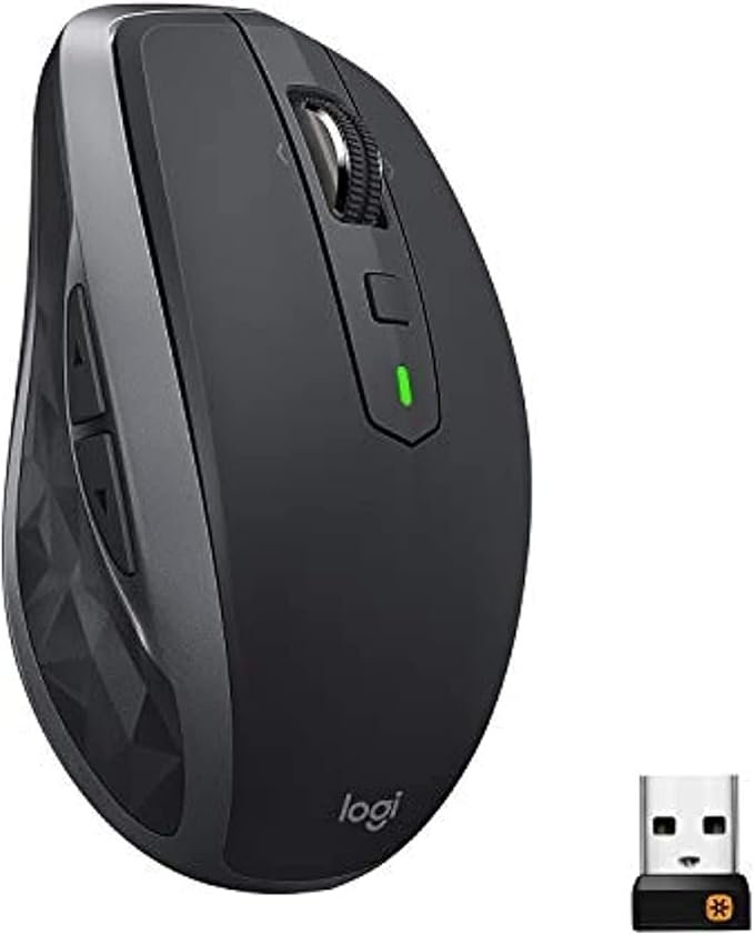 Logitech - MX Anywhere 2S Wireless Laser Mouse - Black. (910-005748)