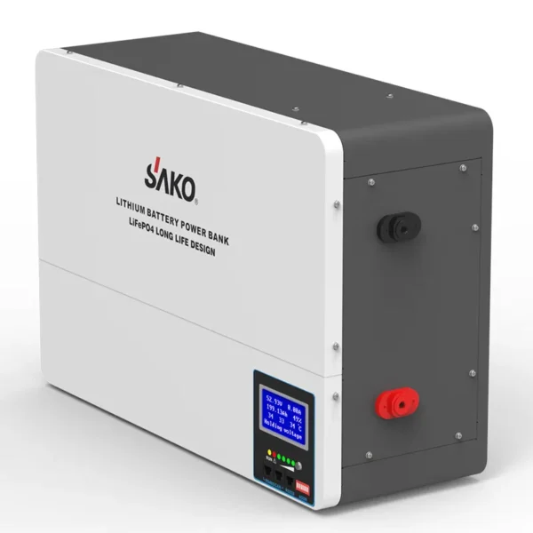 SAKO Li-Wall 5kWh - 24v/200Ah Lithium Battery