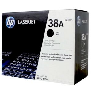 HP 38A Black Original LaserJet Toner Cartridge (Q1338A)