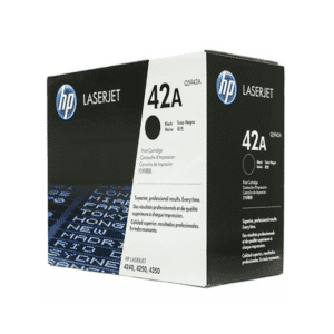 HP 42A Black Original LaserJet Toner Cartridge Q5942A