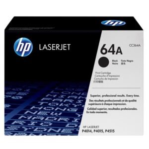 HP 64A Black Original LaserJet Toner Cartridge CC364A