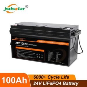 Jsdsolar 24V 100Ah 6000+ Cycle Life 24V LifePO4 Battery